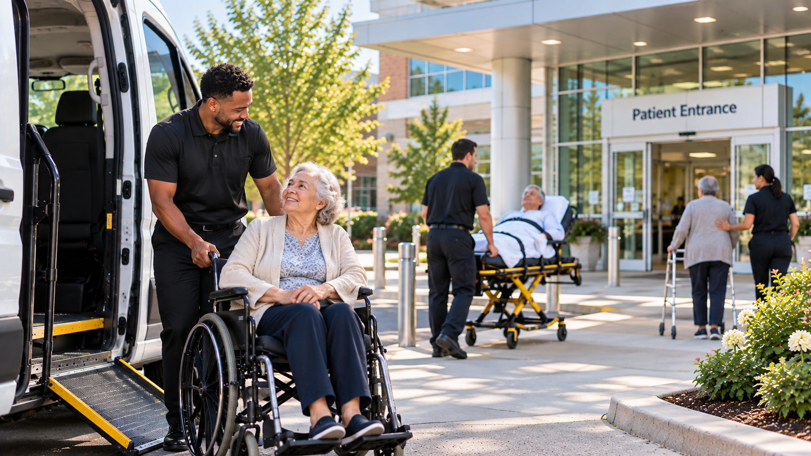 Wheelchair stretcher and ambulatory medical transportation options for Manassas Virginia residents