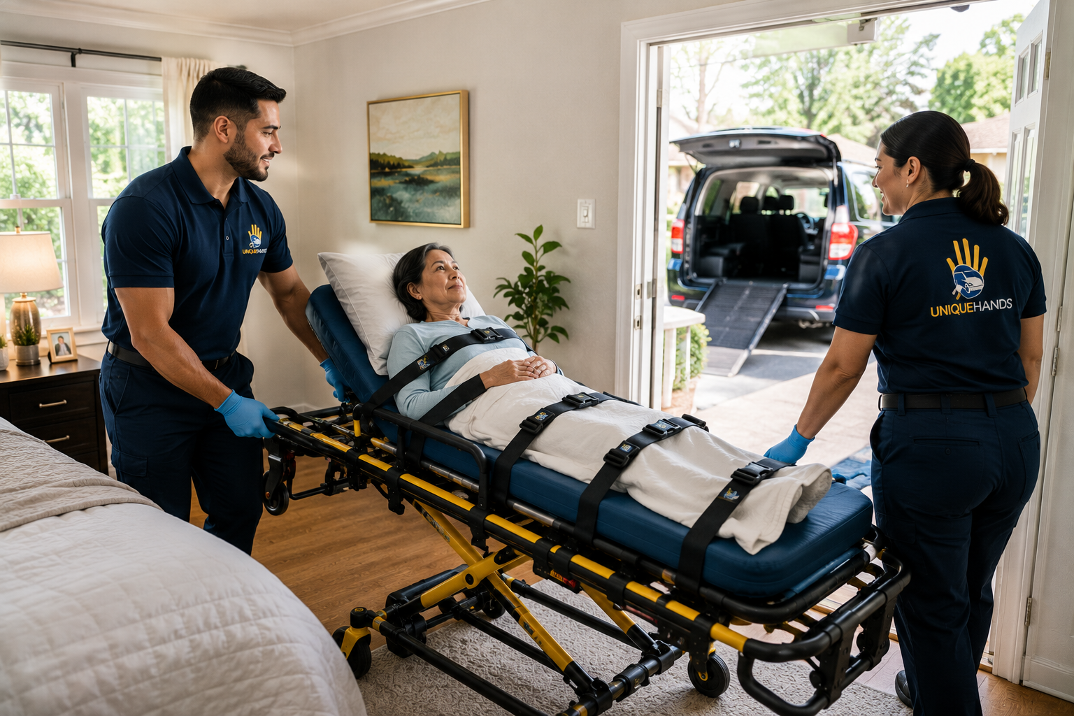 Long-distance medical transportation in Virginia Beach for wheelchair and stretcher passengers