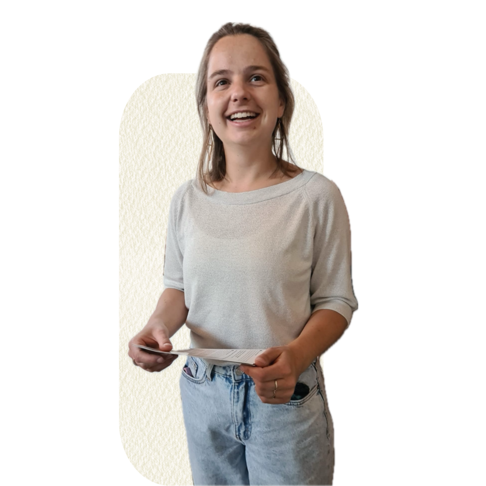foto van live illustrator Elleke