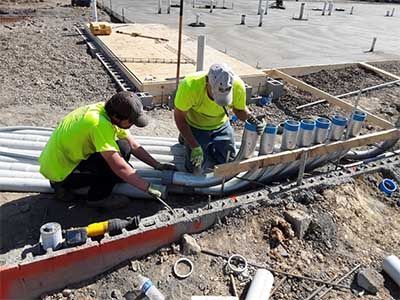 Working Electricals On Pipe