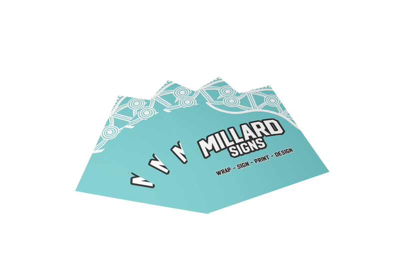 Light Blue Triangular Sign for Millard Signs — Millard Signs in Portsmith, QLD