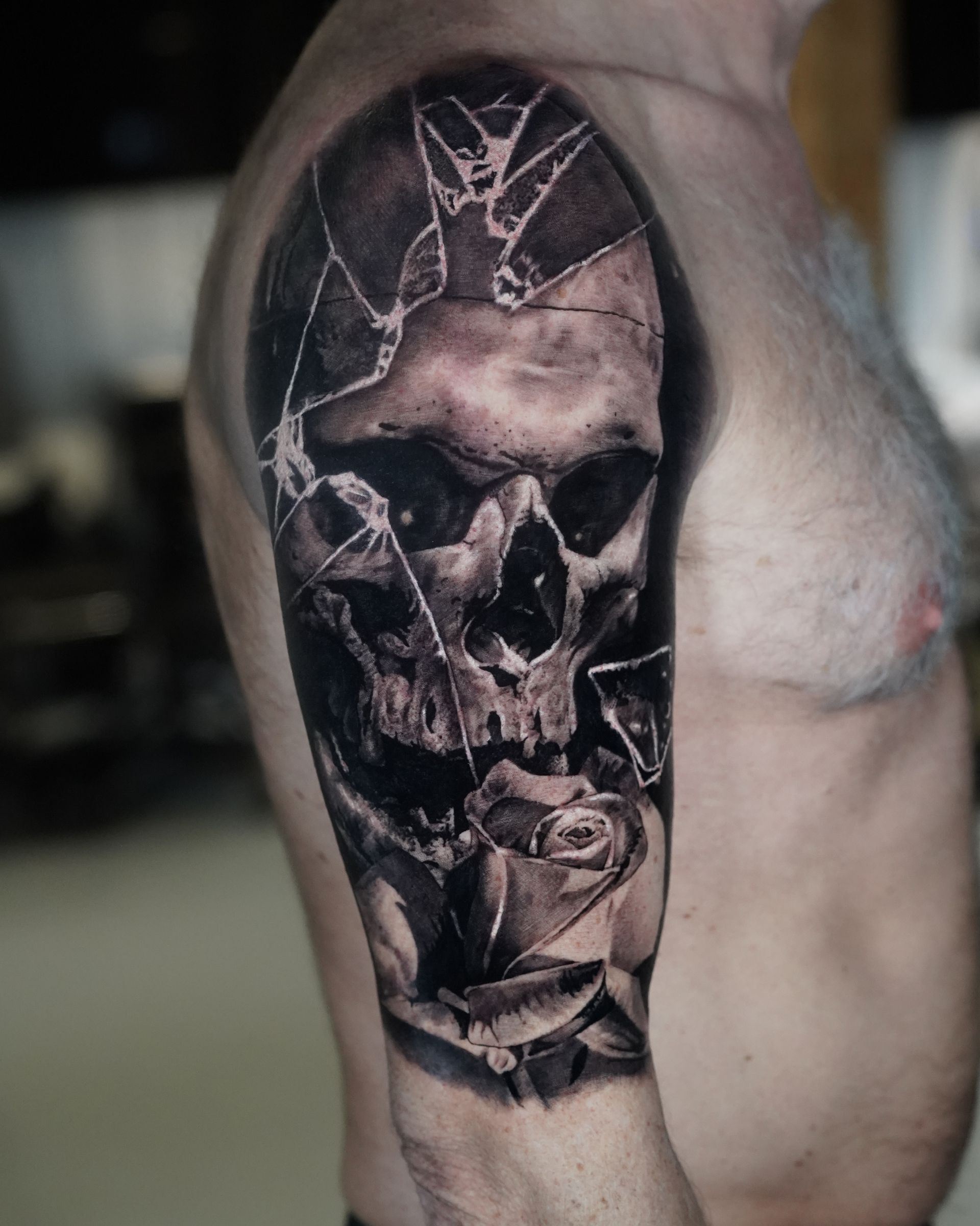 camden black and grey realism tattoo studio
