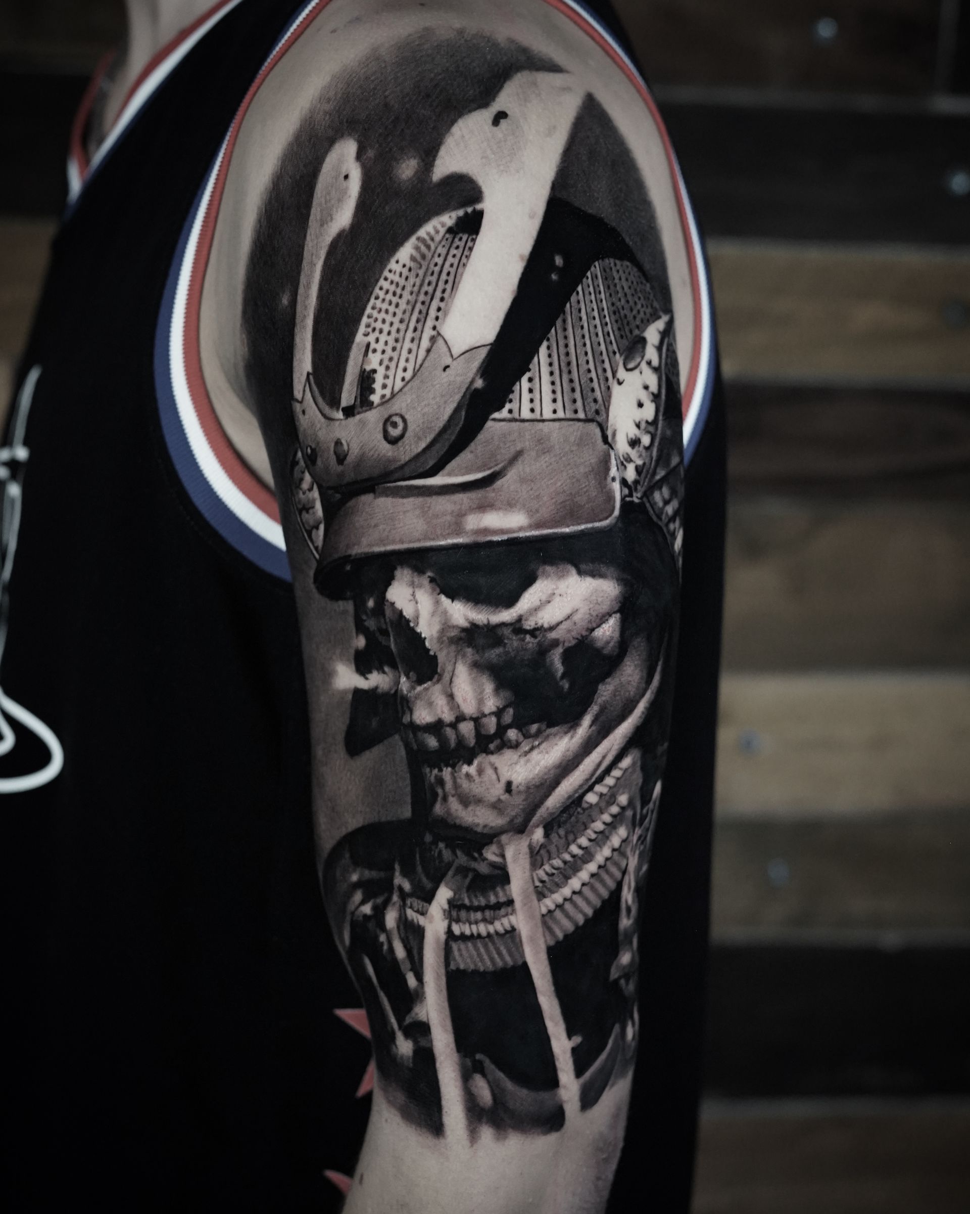 black and grey realism tattoo portfolio london