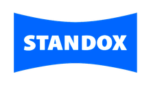 The standox logo is blue and white on a white background.