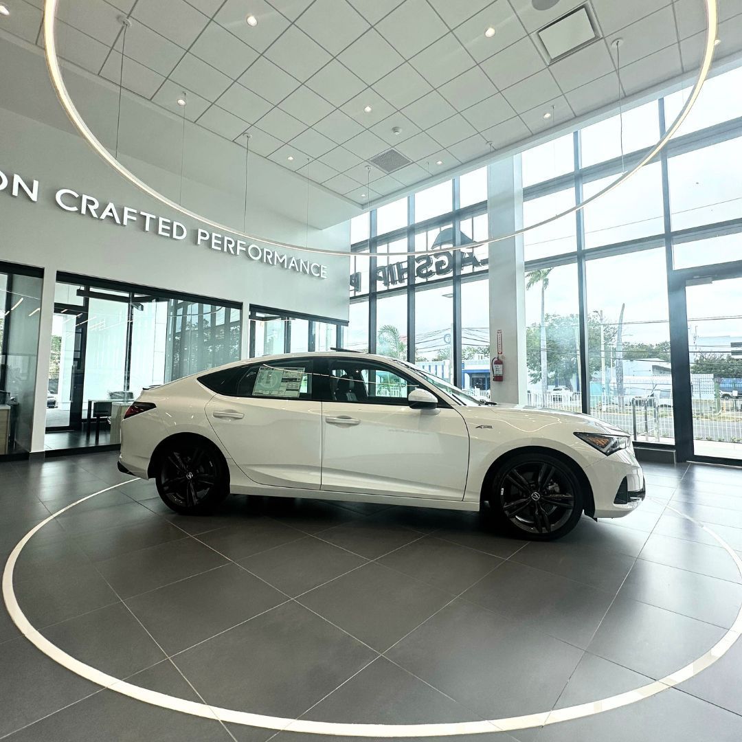 Acura dealership showroom built by DEV Builders Group