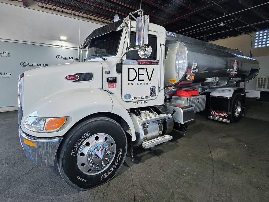 DEV Builders' truck