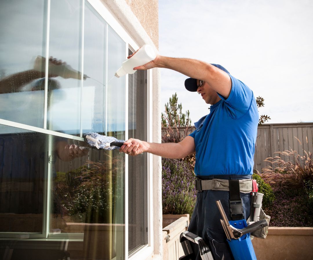 Residential window cleaning services