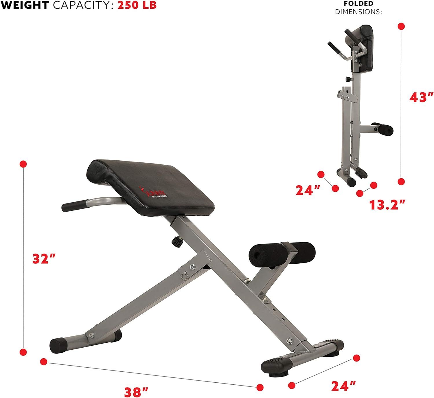 45 Degree Hyperextension Roman Chair