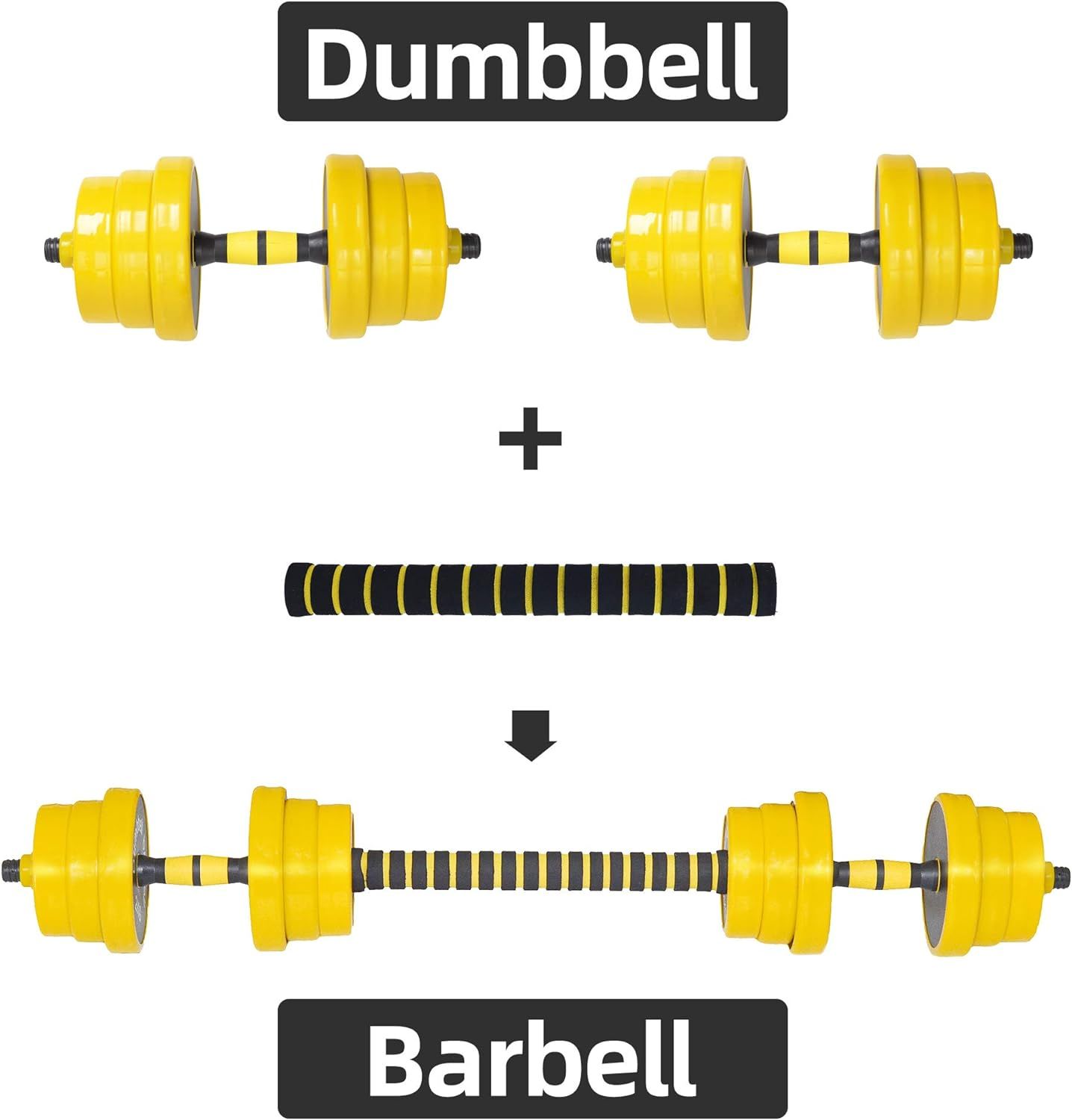 Adjustable Dumbbell Barbell Weight Pair