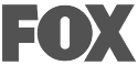 The fox logo is black and white on a white background.