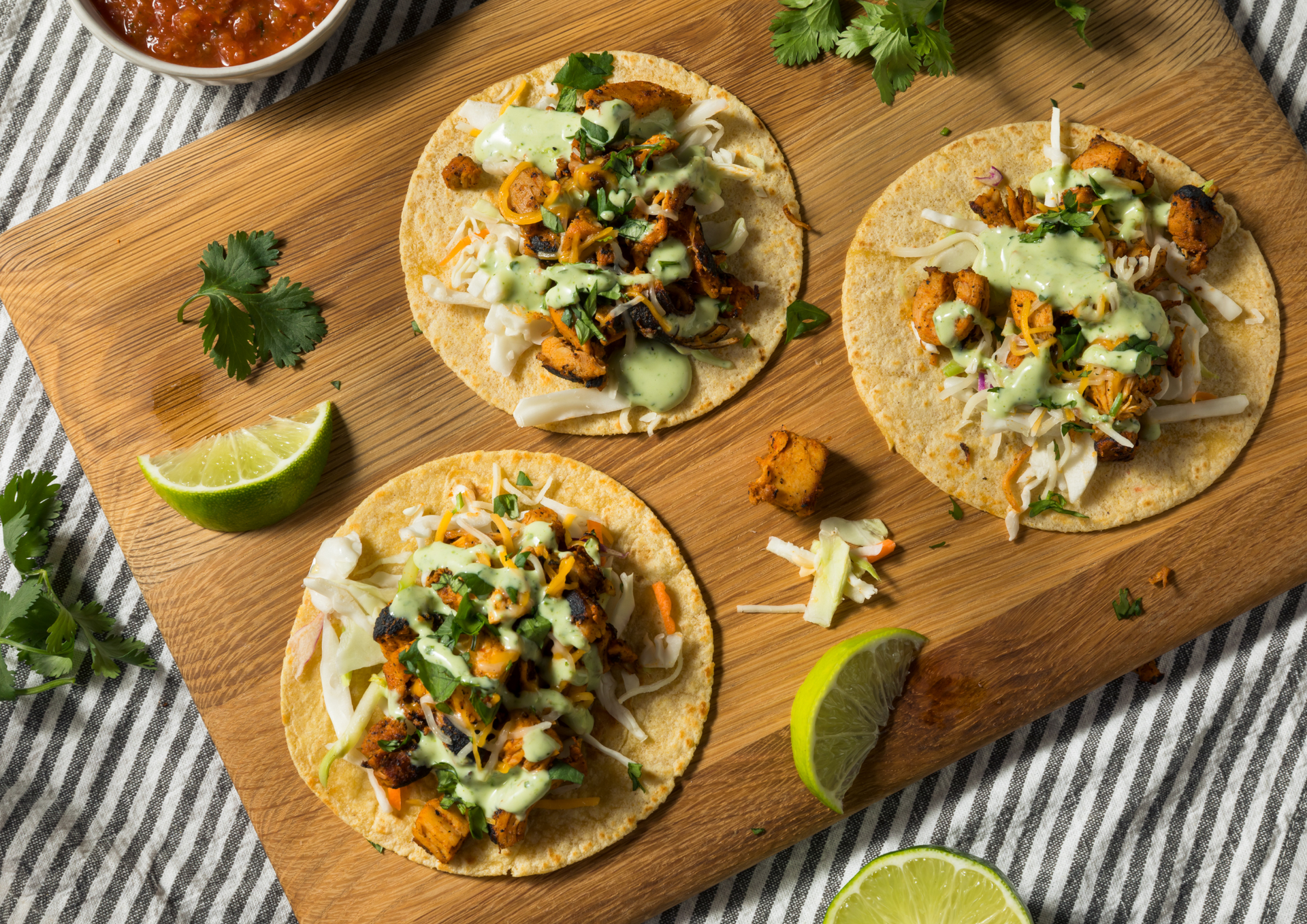 High-Protein Chicken Tacos