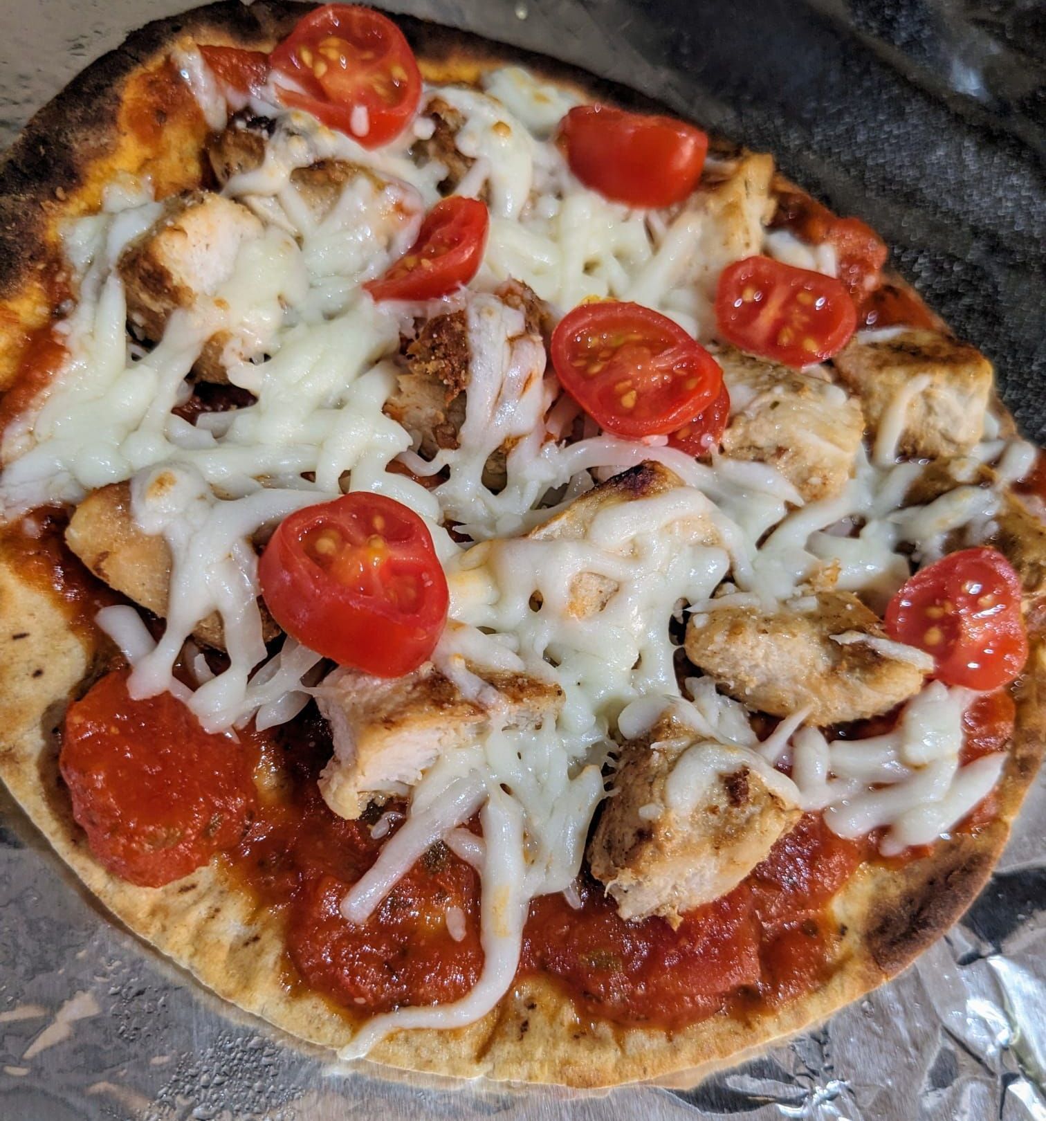 High-Protein Pita Pizza