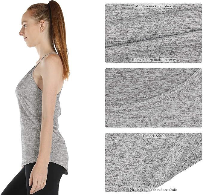 icyzone Workout Tank Tops for Women