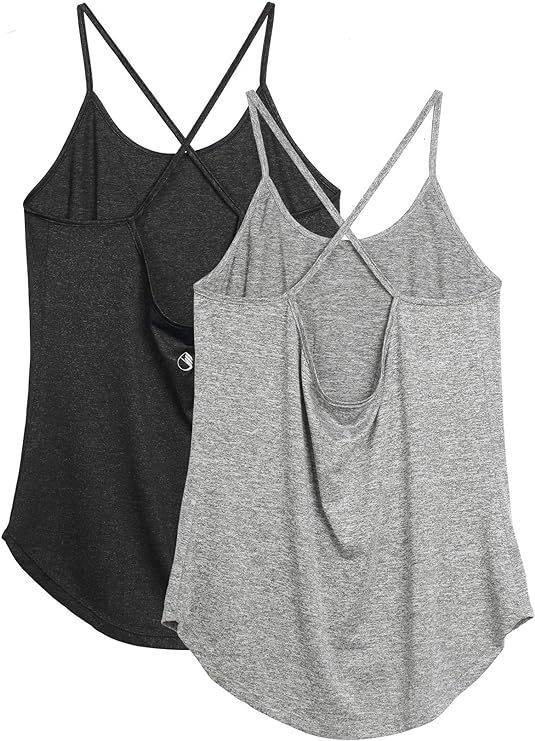 Women's workout tank top by icyzone, featuring a stylish design in various colors, perfect for staying cool and comfortable during exercise.