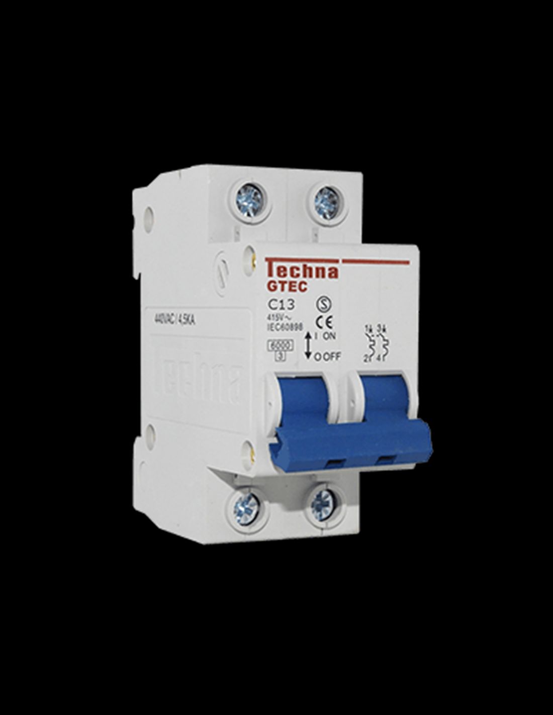 INTERRUPTOR 2POLOS CURVA C SKU 2C13 MCA. TECHNA