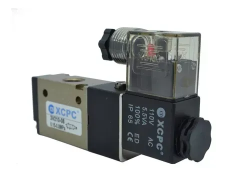 VALVULA SOLENOIDE 3/2, 1/4 110V SKU 3V210-08NC-AC110V MCA. XCPC