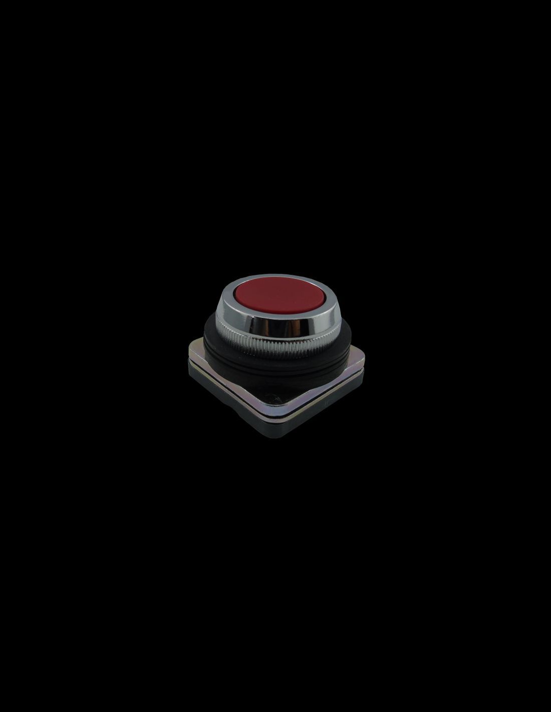 BOTON NO ILUMINADO DE METAL 30MM SKU AF4 MCA. TEKNIC
