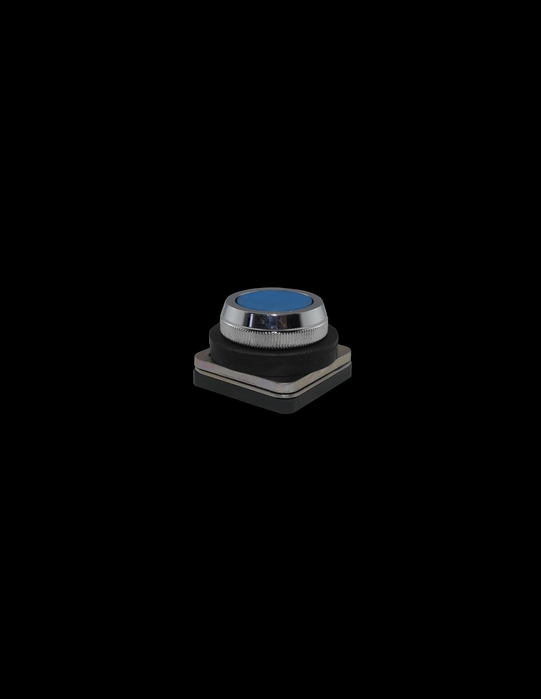 BOTON NO ILUMINADO DE METAL 30MM SKU AF6 MCA. TEKNIC
