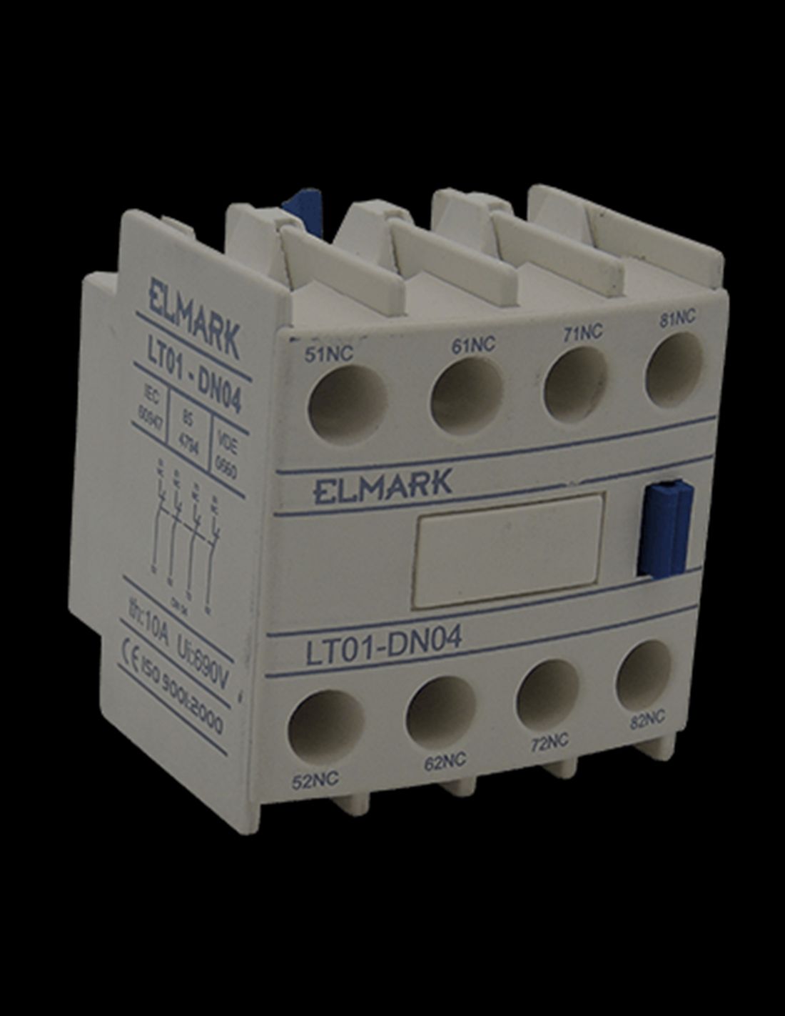 AUXILIAR P/CONTACTORES 9A-95A SKU LT01DN04 MCA. ELMARK