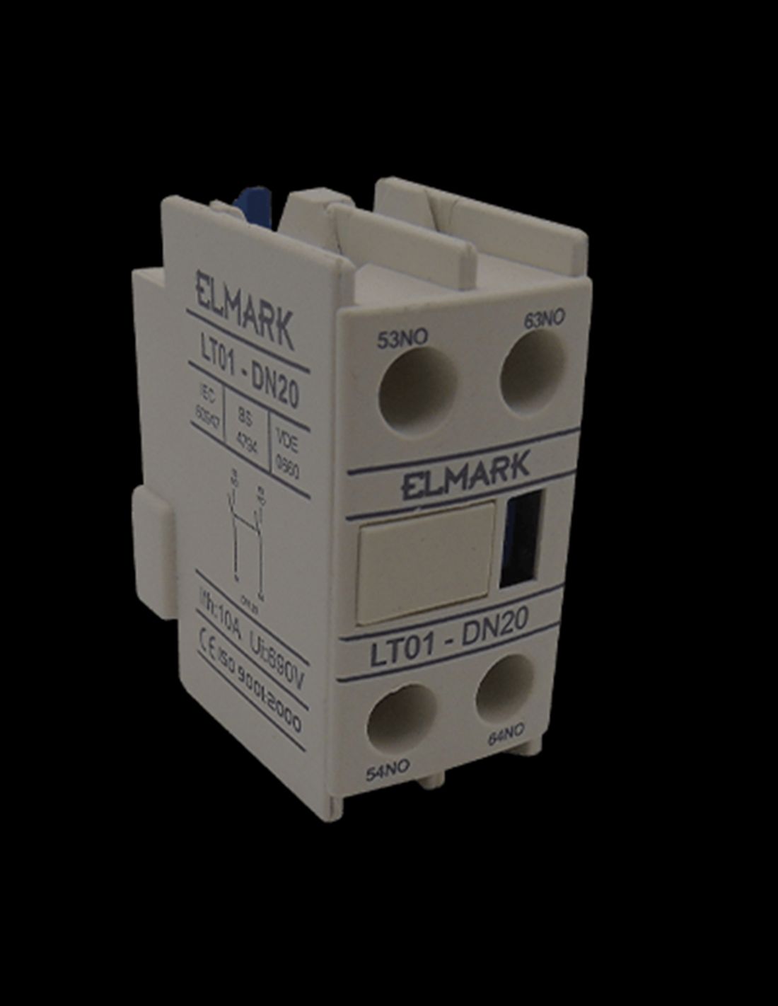 AUXILIAR P/CONTACTORES 9A-95A SKU LT01DN20 MCA. ELMARK
