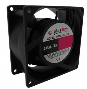 VENTILADOR PARA GABINETE 24VCD SKU: PF12012038B-24 MCA. PLASTIM