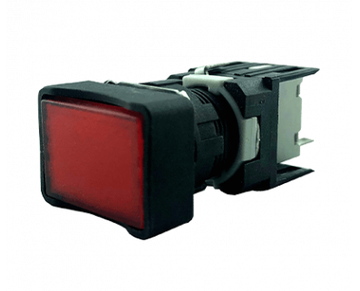 BOTON 16MM, ILUMINADO CON LED 24V CD/CA, SKU: D060DDK MCA: EMAS