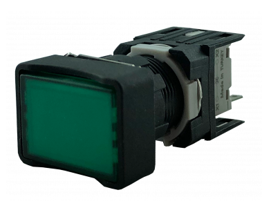 BOTON 16MM, ILUMINADO CON LED 24V CD/CA, SKU: D090DDY MCA: EMAS