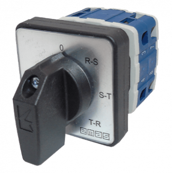 INTERRUPTOR SELECTOR 4 Pos. 20Amp/480Volt;L1-L2,L2-L3,L1L3 SKU: PS020OK422 MCA: EMAS