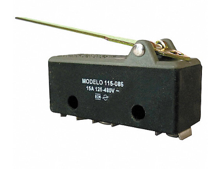 Microinterruptor: Serie 115 SKU: 115-086 MCA: HARTMANN