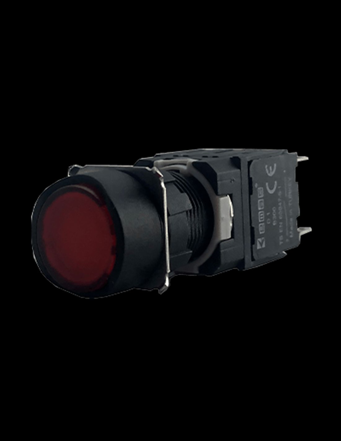 BOTON ILUMINADO CON LED SKU D100YDK MCA. EMAS