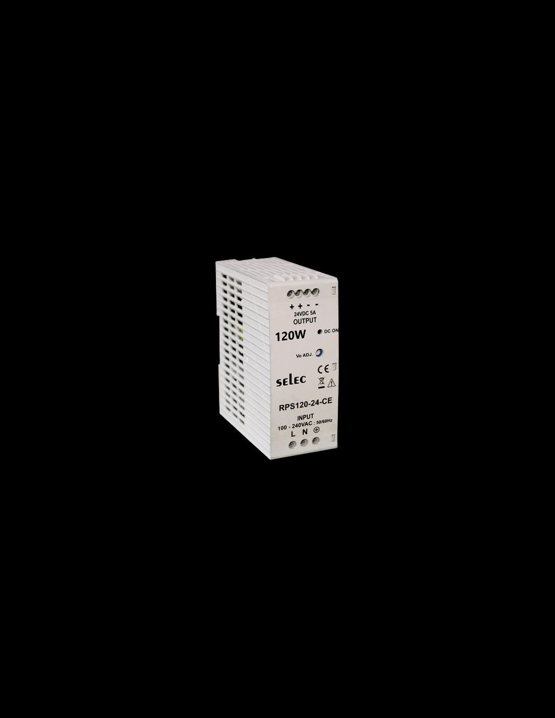 FUENTE DE PODER 24VDC 5A SKU RPS120-24-CE MCA. SELEC