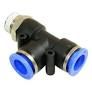 CONECTOR TEE MANGUERA 8MM ROSCA 1/4 SKU PST08-02