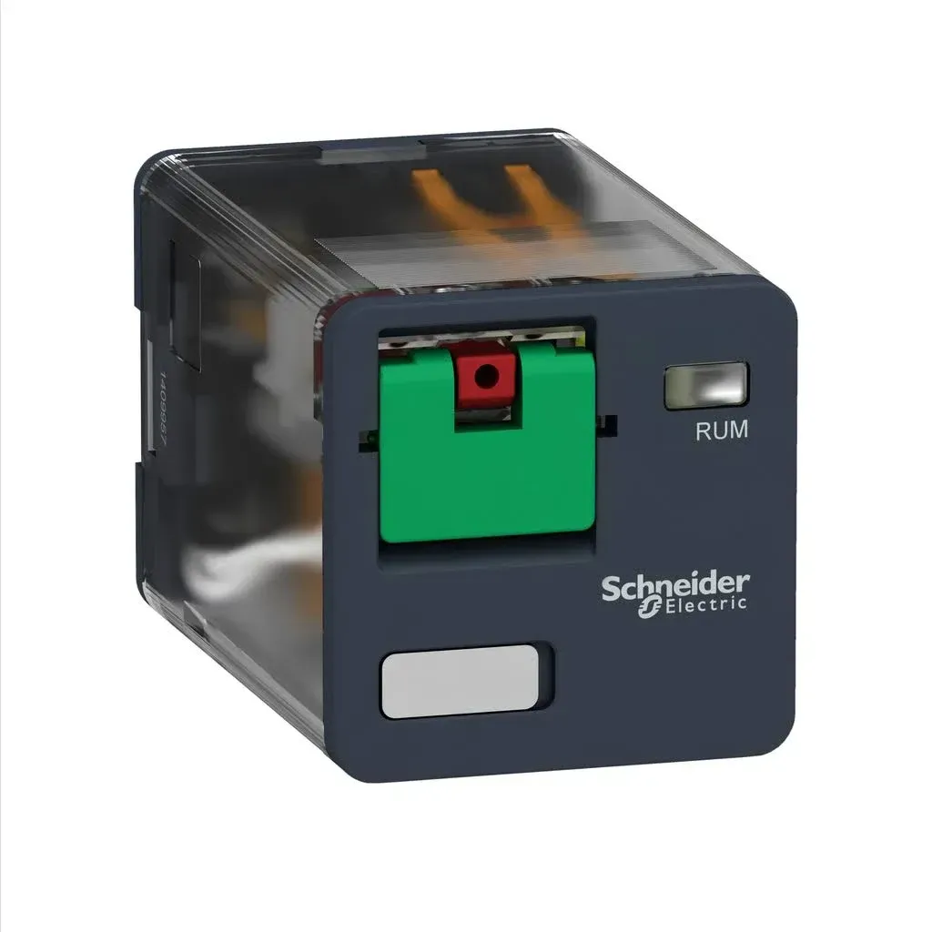 RELEVADOR ENCAPSULADO C/ LED  8 PINES SKU RUMC21F7 MCA. SCHNEIDER