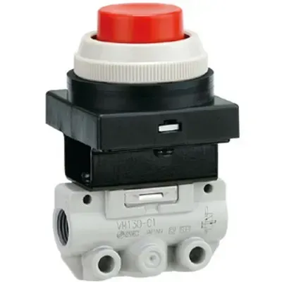 VALVULA MECANICA DE BOTON PTO 1/8 RC SKU VM130-01-33A MCA. SMC
