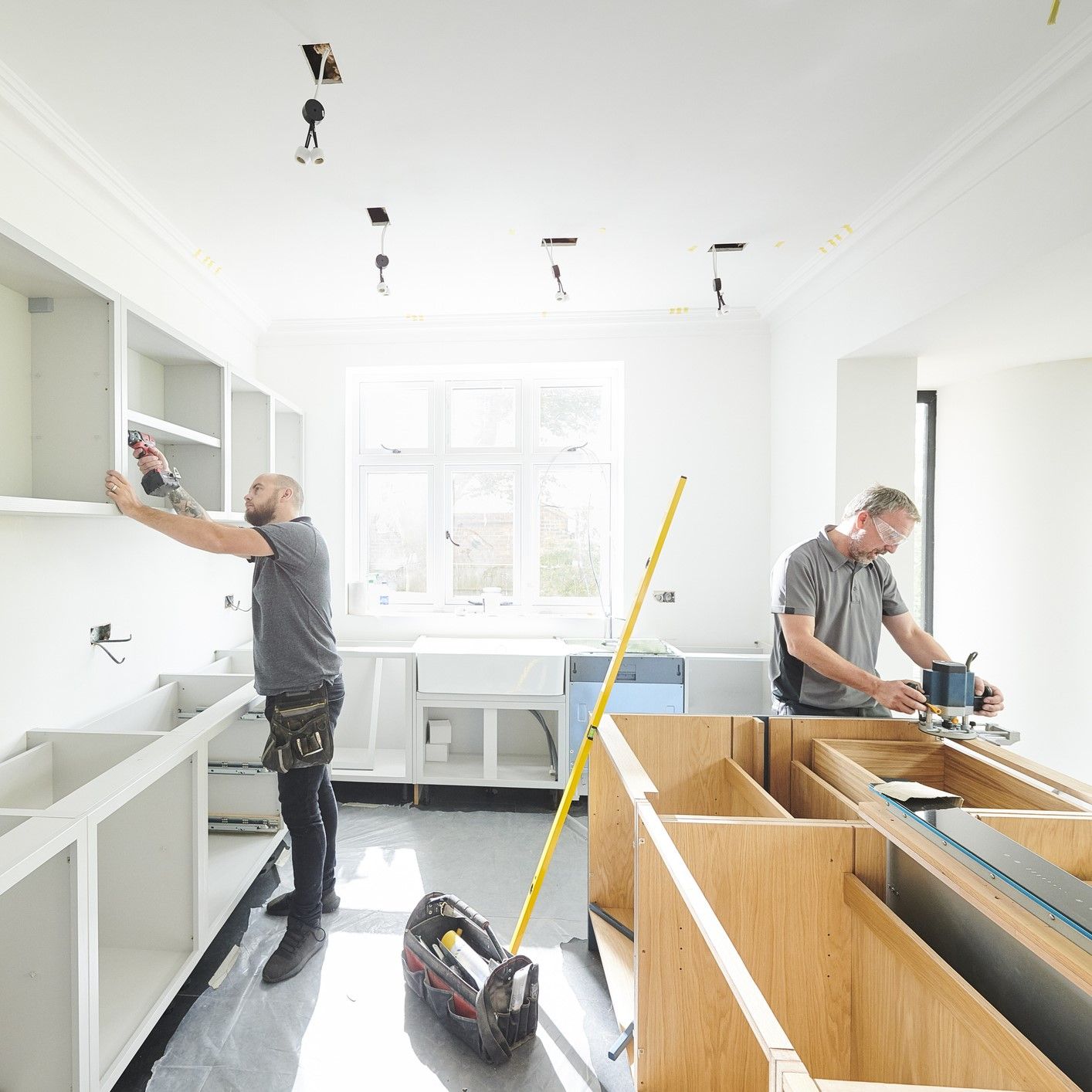 Modern Los Angeles kitchen remodel from Advanced Builders & Contractors.