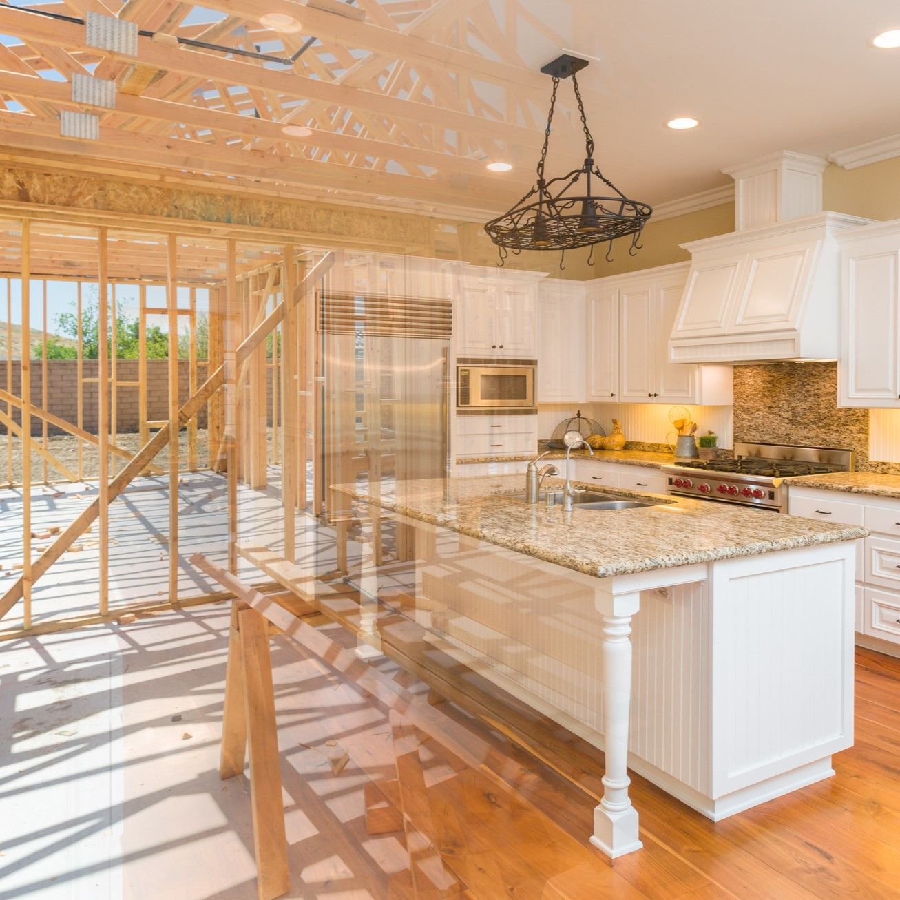 Luxury custom home in Los Angeles with modern design and outdoor living space.