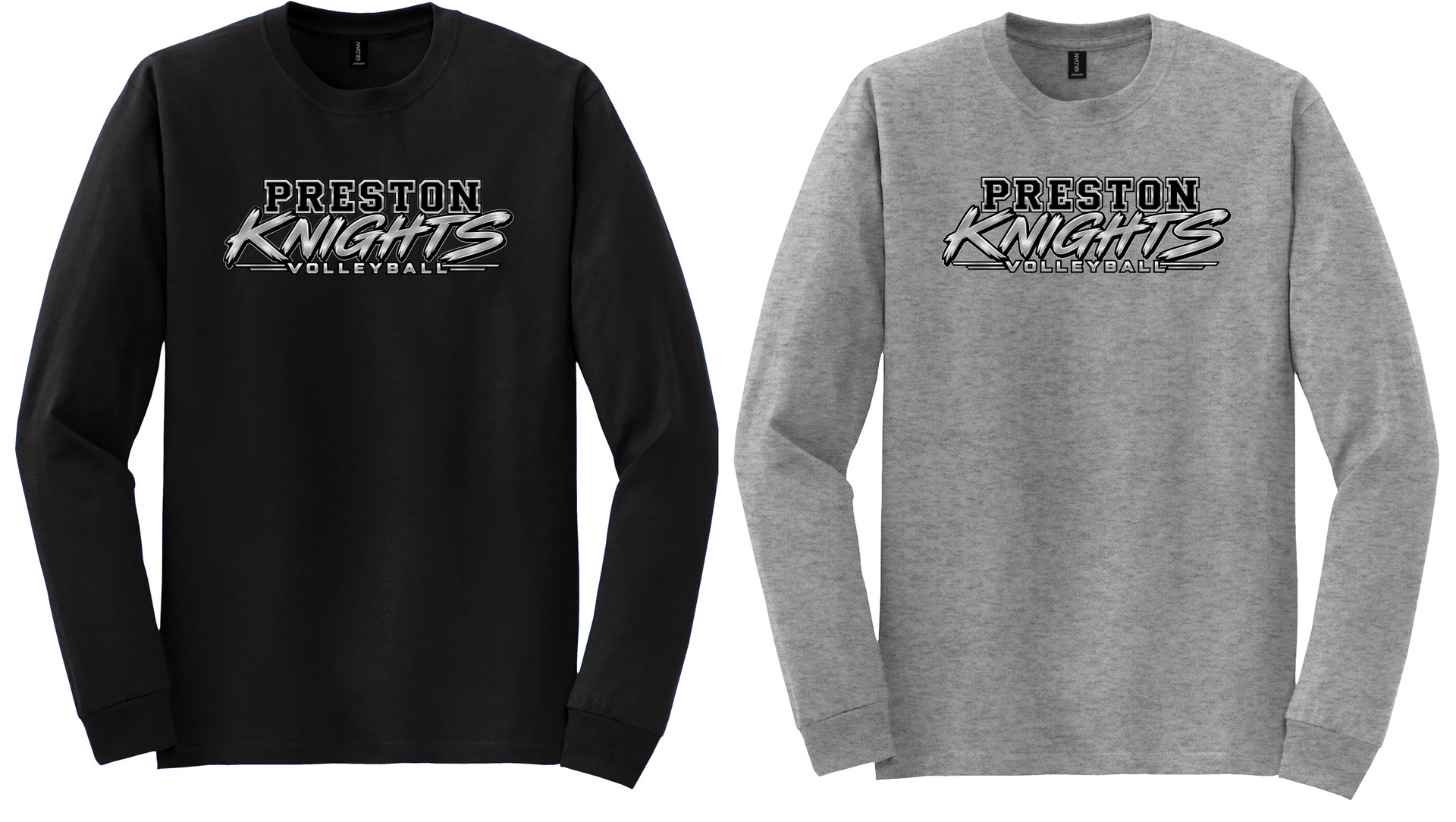 Preston High Volleyball 50/50 Long Sleeve 8400