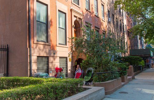 Outside a NYC home