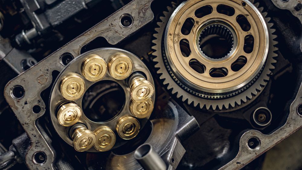 Damaged Hydraulic Pump — Rowdraulics NQ Pty Ltd in Mount Louisa, QLD