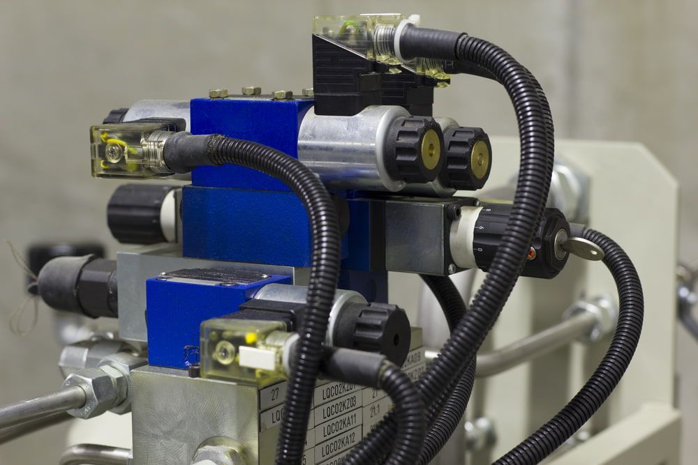 Electric Solenoid Valves to Control Hydraulics in Industrial Process — Rowdraulics NQ Pty Ltd in Mount Louisa, QLD