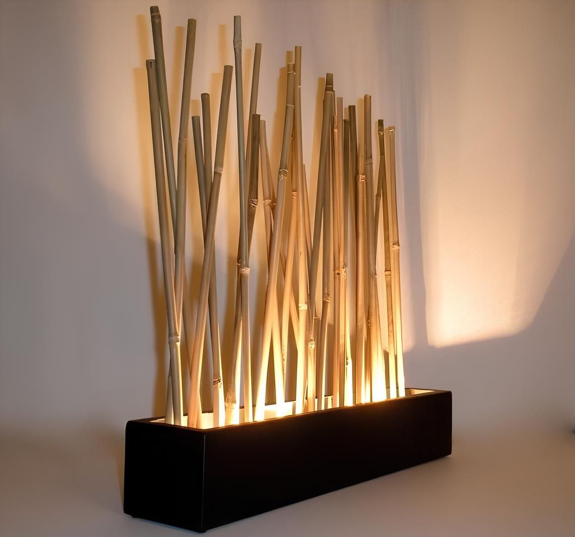 immagine canne ornamentali in bambù
