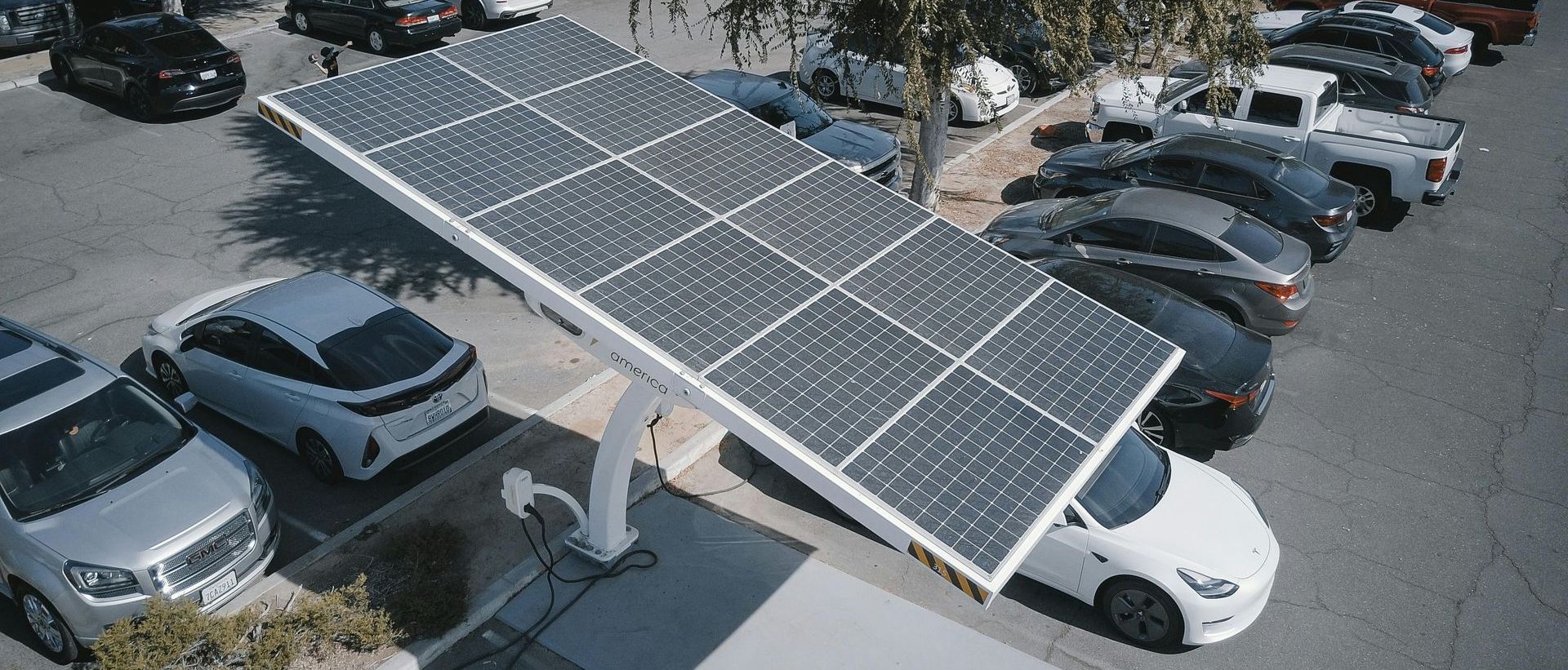 Solar-powered EV charging station installed by MyEVExperts in Toronto