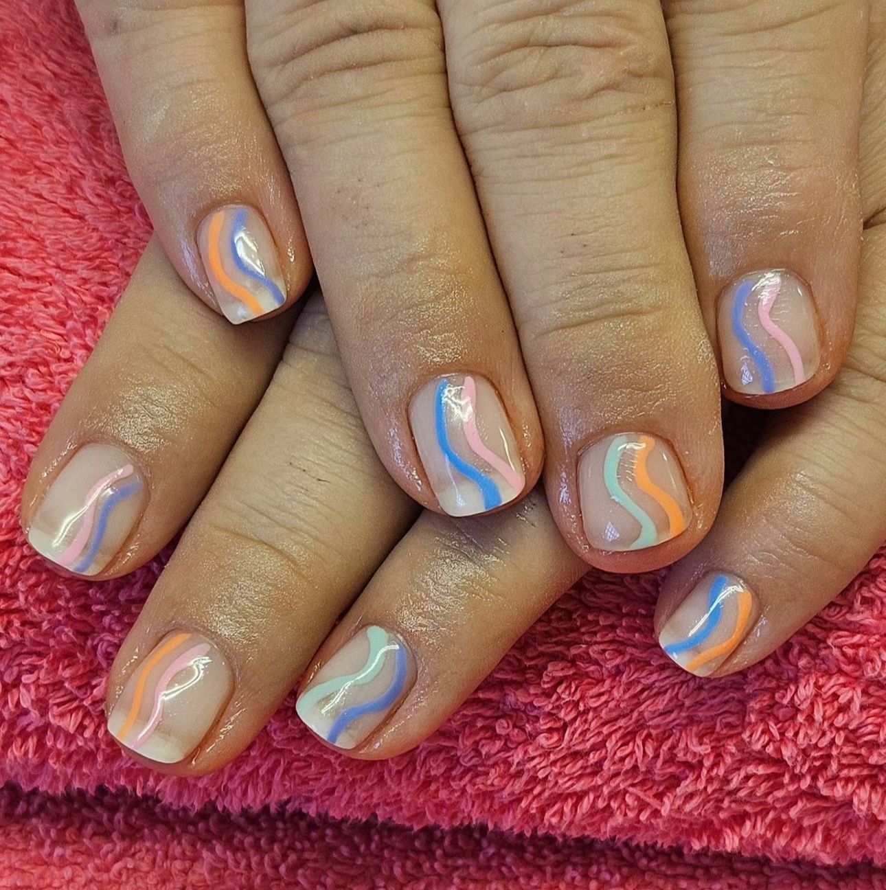 Gel nails manicure at panache in toddington