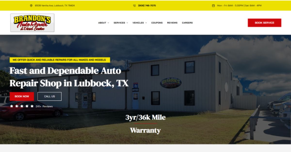 Brandon's Auto Repair & Diesel Service