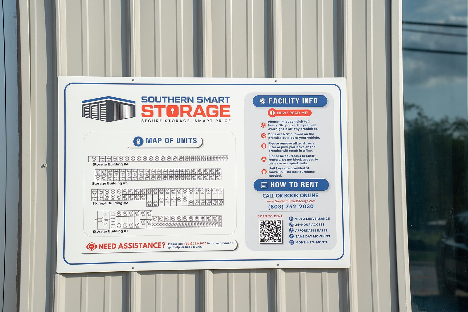 Self storage unit in Lancaster, SC