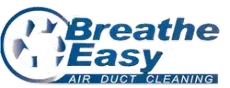 The logo for Breathe Easy Air Duct Cleaning