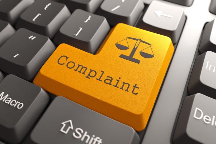 Complaint Button Yellow - Detroit, MI - Fair Housing Center of Metropolitan Detroit