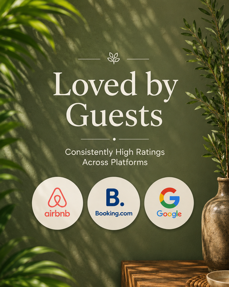 Happy guests rating Five star