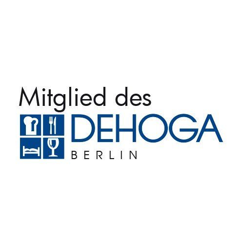 Logo mit der Aufschrift Mitglied des Dehoga Berlin