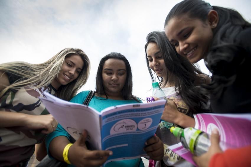 Exames nacionais: Enem é a segunda maior prova de admissão ao ensino superior. Crédito: Fotos Públicas.